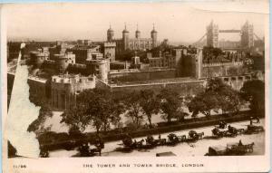 UK - England, London, The Tower & Tower Bridge   *RPPC