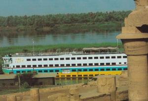 Sheraton Nile Cruises In Egypt Rare Egyptian Boat Tour Advertising Postcard