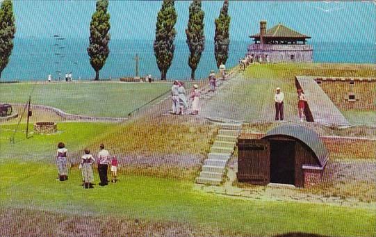 New York Youngstown The Ramparts Old Fort Niagara 1958