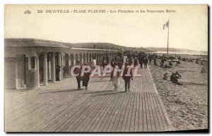 Old Postcard Deauville Beach Fleurie Boards and the New Baths