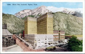 Postcard UT Ogden - Hotel Ben Lomond