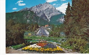 Canada Alberta Banff Cascade Mountain Banff From The Cascade Rock Gardens