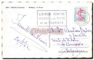 Old Postcard Lisieux Basilica Le Parvis