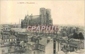 Old Postcard Reims Vue Generale