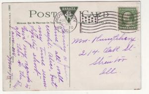 P111 JLs antique 1910 postcard washington st michigan city