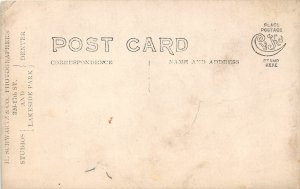 J14/ Denver Lakeside Park Colorado RPPC Postcard c1910 Pennant Kids 155