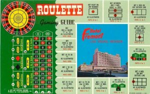 Las Vegas Nevada Fremont Hotel Roulette Shepherd Press Postcard 21-13853