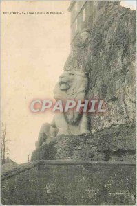 Old Postcard Belfort Lion (Work Bartholdi)