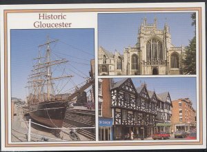 Gloucestershire Postcard - Views of Historic Gloucester    LC5833