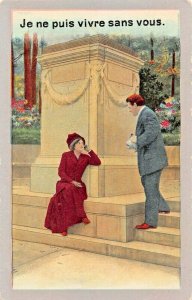 JE NE PUIS VIVRE SANS VOUS-I CAN NOT LIVE WITHOUT YOU~BAMFORTH ROMANCE POSTCARD