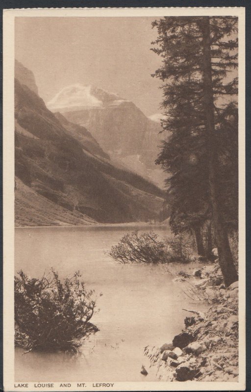 Canada Postcard - Lake Louise and Mount Lefroy  RS5522