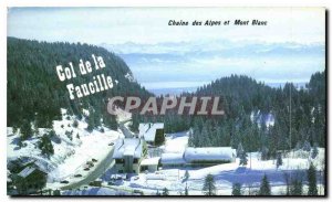 Postcard Modern Chain of the Alps and Mont Blanc