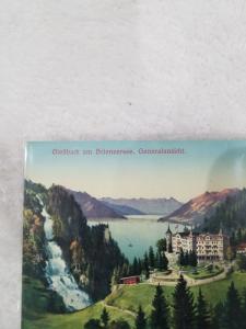 Antique Postcard entitled Giebbach am Brienzersee.  Generalansicht.