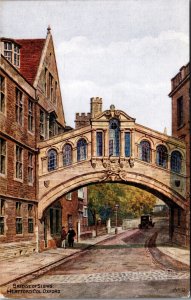 United Kingdom Bridge Of Sighs Hertford College Oxford Postcard 09.95