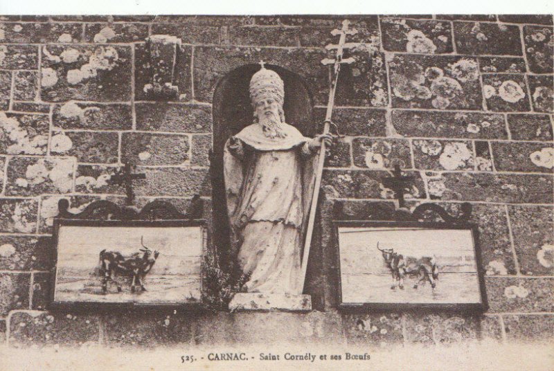 France Postcard - Carnac - Saint Cornely et ses Boeufs - Ref TZ3737