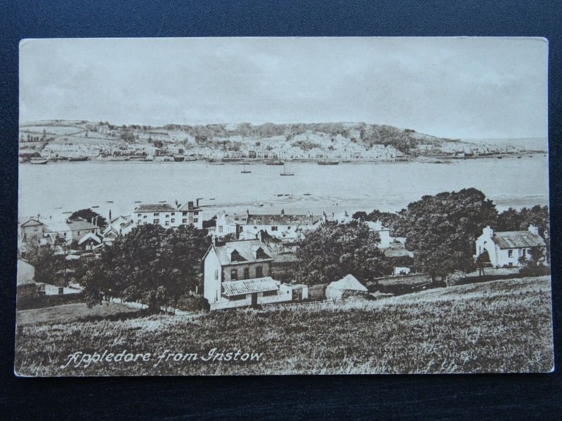Devon Collection x 3 APPLEDORE & INSTOW - Old Postcard