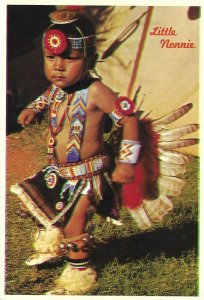 Little Nonnie Two Year Old Pawnee-Otoe Dancer  4 by 6