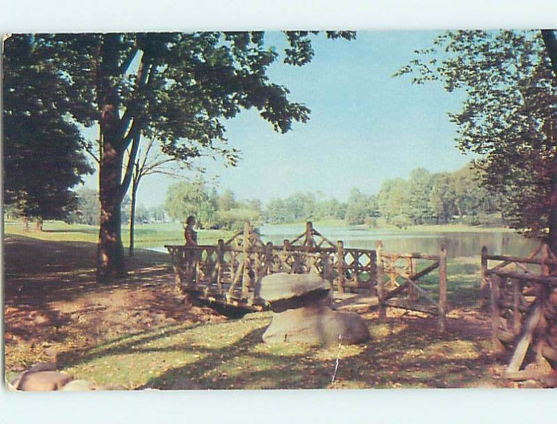 Pre-1980 PARK SCENE New Britain Connecticut CT hk6912