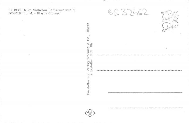 BG32462 st blasien hochschwarzwald  germany  CPSM 14x9cm