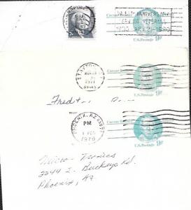 US used Pre-stamped Postcards UX70 Caesar Rodney, Patriot