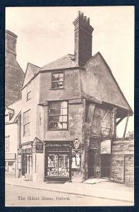 Oldest House in Oxford England unused c1920's