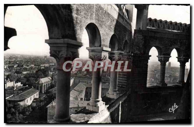 Old Postcard Panorama Toulouse Toulouse taking the bell tower of St Sernin