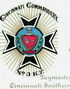 Lot Of 12 1870's-80's Knights Templar Membership Cards Fab! O P191