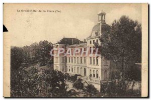 Old Postcard The Grand Hotel De La Croix Publicit