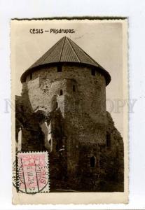 261245 LATVIA CESIS Pilsdrupas 1934 year photo RPPC