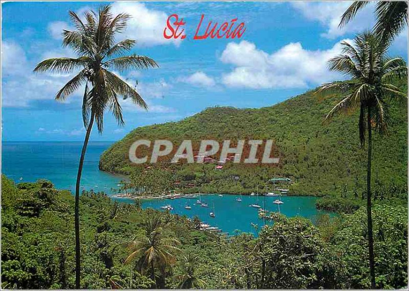 Postcard Moderne Saint Lucia West Indies Marigot Bay