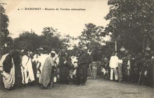 CPA Dahomey Afrique - Réunion de Yourbas mahométans (86845)