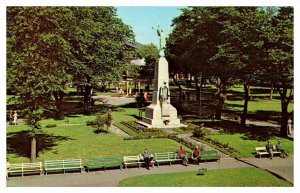 Postcard MONUMENT SCENE St. John New Brunswick NB AR2757