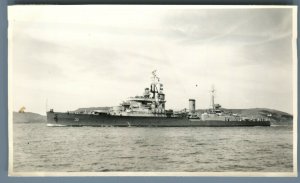 HMS Ontario Royal Canadian Navy Light Cruiser Original Real Photo WWII 