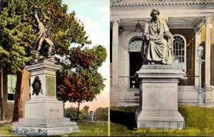 Maryland Annapolis De Kalb Monument and Taney Monument Curteich