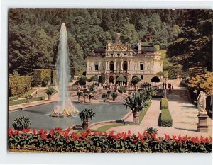 Postcard Royal Castle Linderhof, Ettal, Germany
