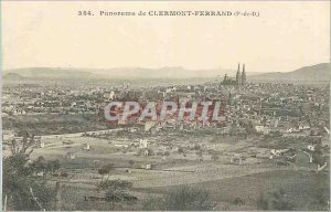 Old Postcard Panorama of Clermont Ferrand (P D)
