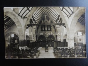 Interior of St. Mary's Church - Old RP Postcard Unknown Location