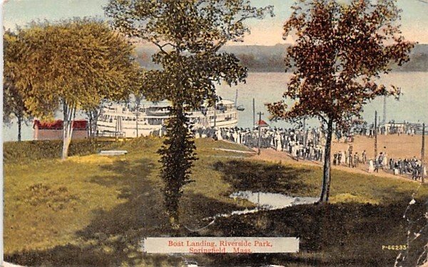 Boat Landing in Springfield, Massachusetts Riverside Park.