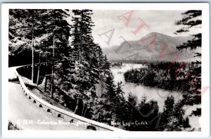 c1930s Eagle Creek, OR RPPC Columbia River Highway Sawyer Real Photo Scenic A165