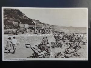 Dorset BOSCOMBE Sea Front & Beach c1956 by Lansdowne Co LP202