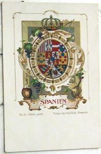 G353   COAT OF ARMS   POSTCARD,  SPANIEN  ( SPAIN )