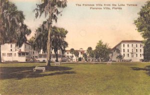 Florence Villa Florida birds eye view from the Lake Terrace antique pc BB1537