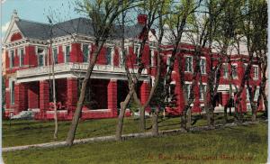 GREAT BEND, KS Kansas     ST ROSE HOSPITAL    1916     Postcard