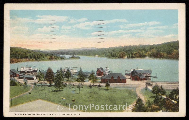 View from Forge House, Old Forge, N.Y.