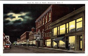 Postcard SHOP SCENE Hammond Indiana IN AM0539