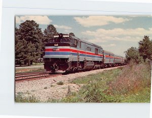 Postcard Amtrak's Panama Limited Terry Mississippi USA