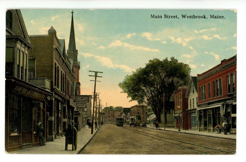 ME - Westbrook. Main Street