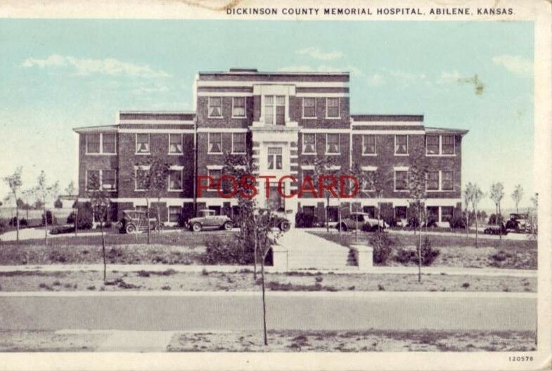 DICKINSON COUNTY MEMORIAL HOSPITAL, ABILENE, KS vintage autos