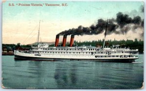 Postcard - S.S. Princess Victoria - Vancouver, Canada