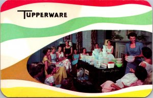 1956 Advertising Postcard Tupperware Party Invitation